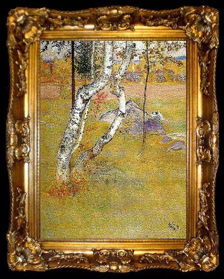 framed  Carl Larsson bjorkarna, ta009-2